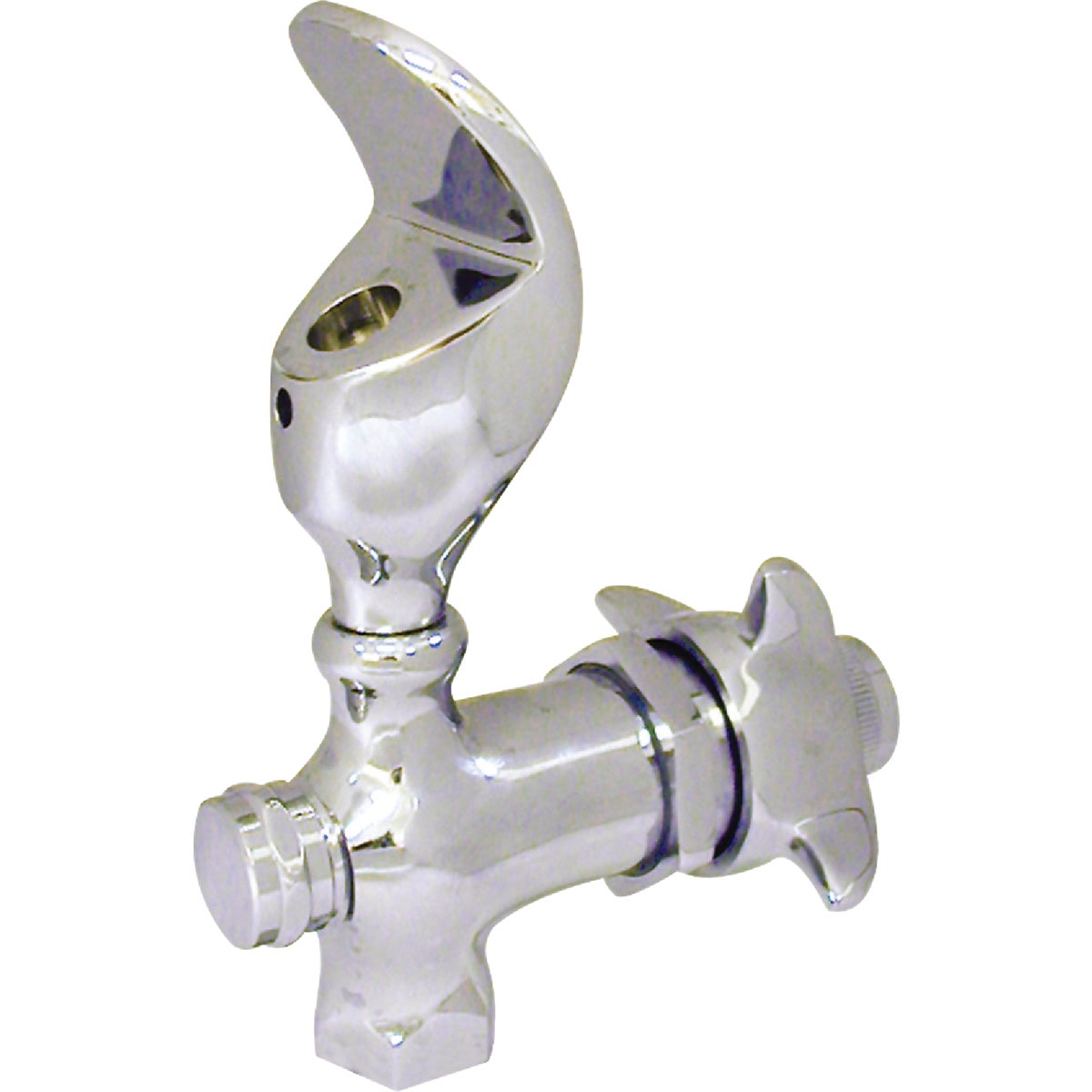 B and K Chrome-Plated Brass Self-Closing Drinking Water Faucet 220-007NL