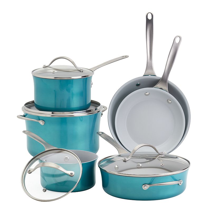 Frigidaire 10-pc. Pressed Aluminum Cookware Set