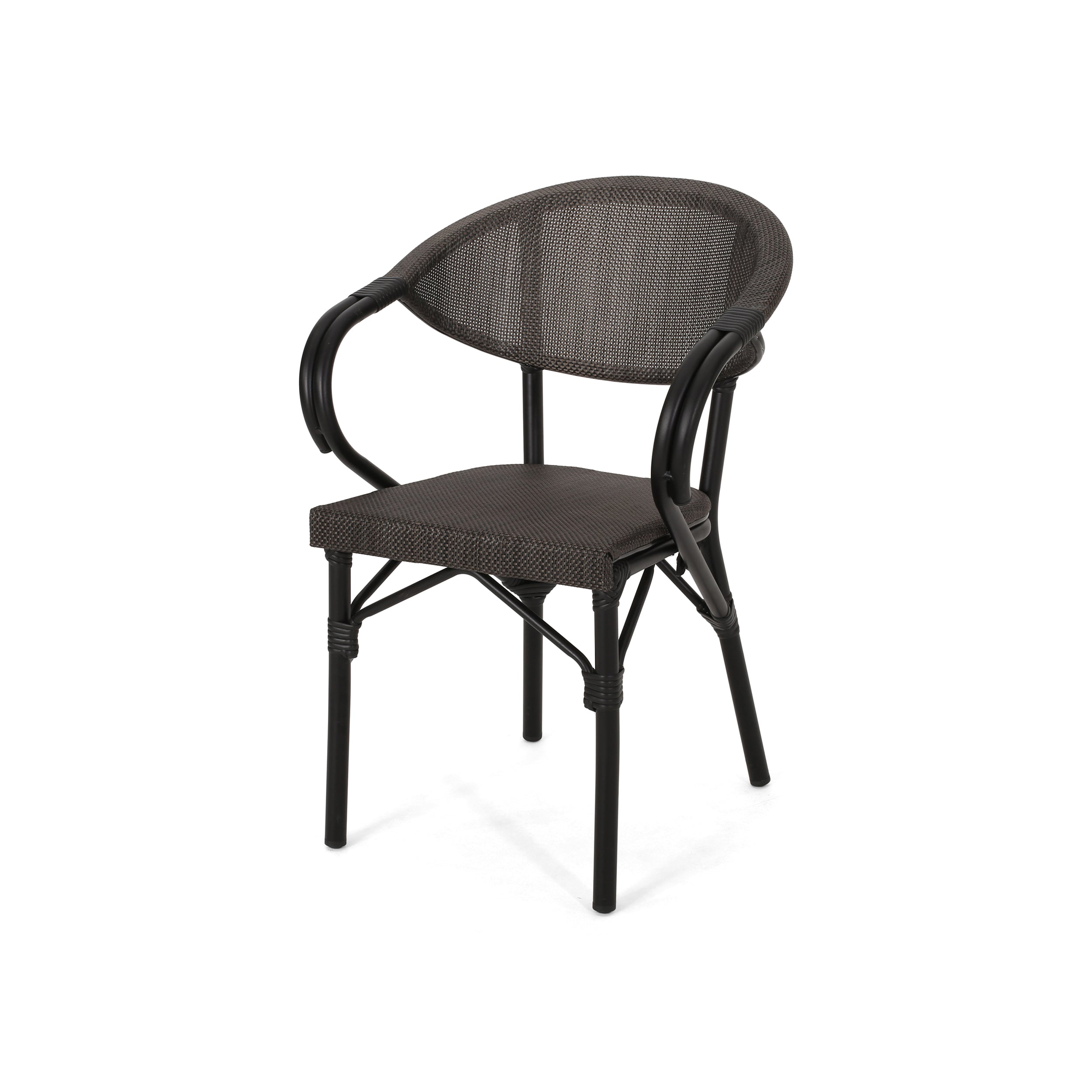 Caralee Outdoor Parisian Cafe Chair (Set of 2)