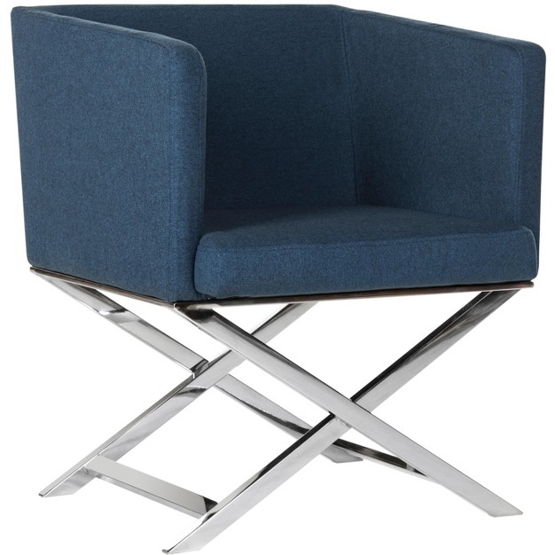 Celine Cross Leg Chair Safavieh