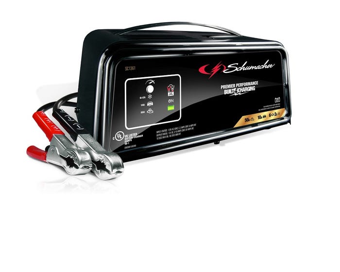 Schumacher 50 AMP 12 Volt Fully Automatic Battery Charger/Engine Starter - SC1361