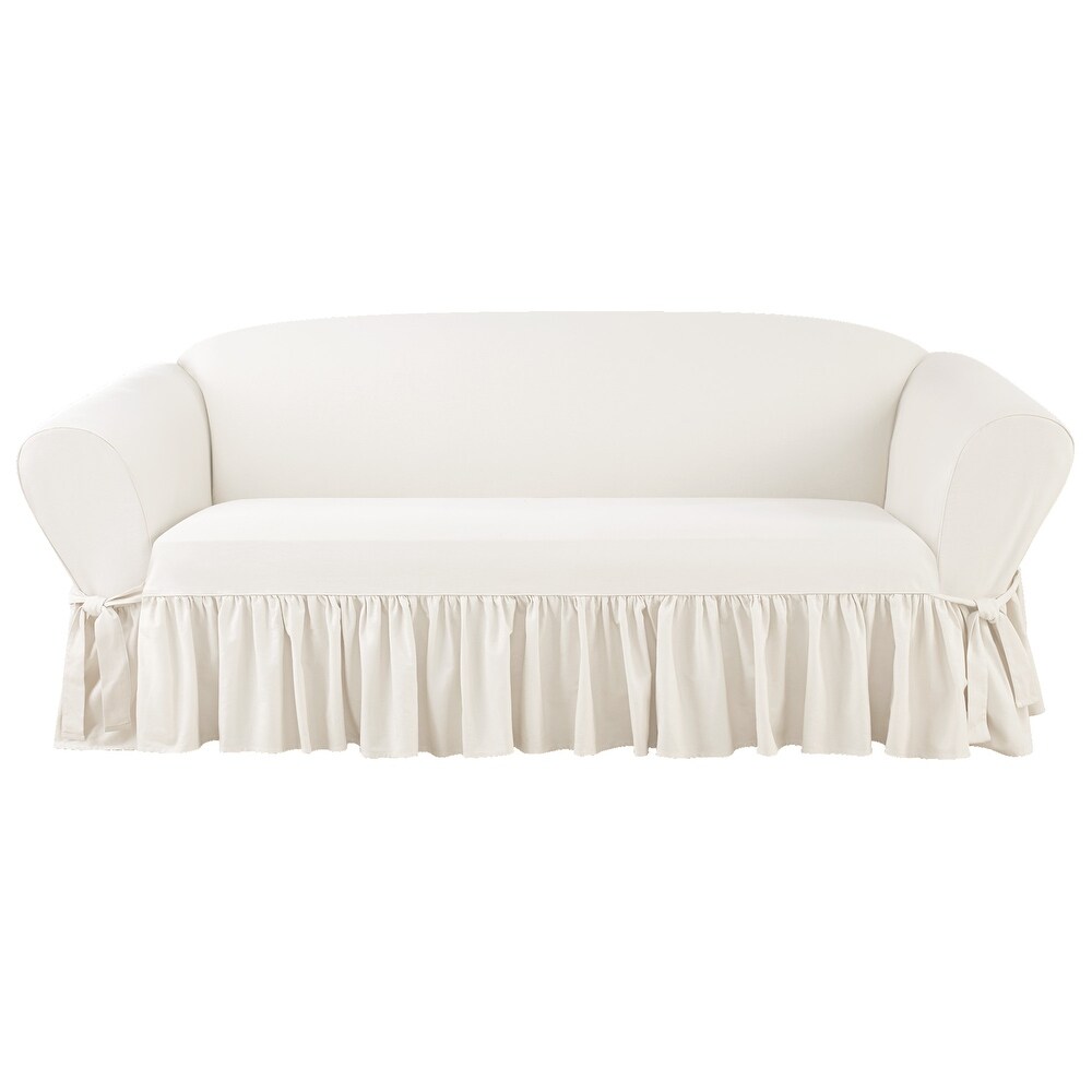 SureFit Essential Twill 1 Piece Sofa Slipcover