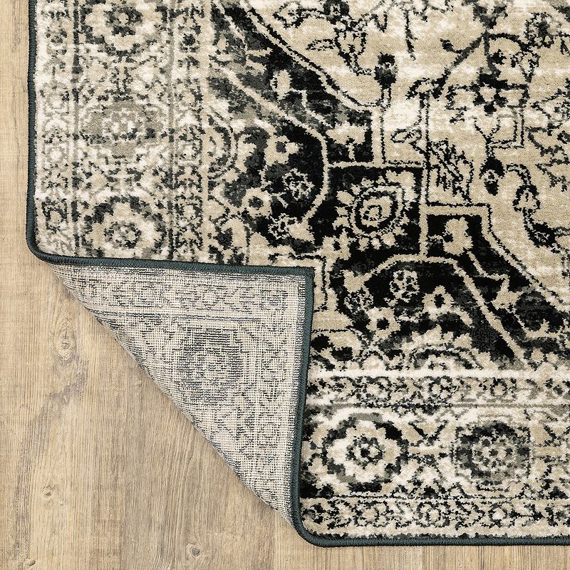 StyleHaven Genova Distressed Medallion Area Rug