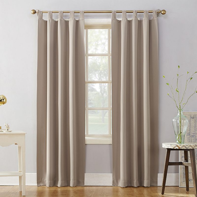 Sun Zero Ludlow Blackout Tab Top Window Curtain