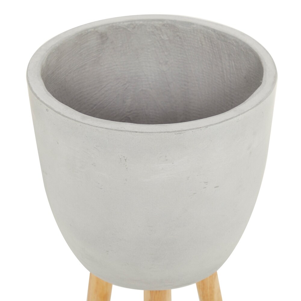 Fiber clay Contemporary Planter