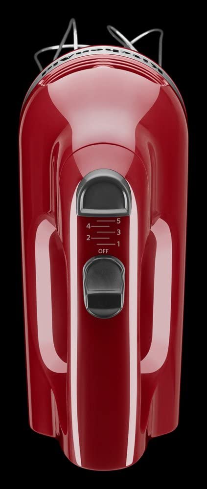 KitchenAid KHM512ER 5-Speed Ultra Power Hand Mixer， Empire Red