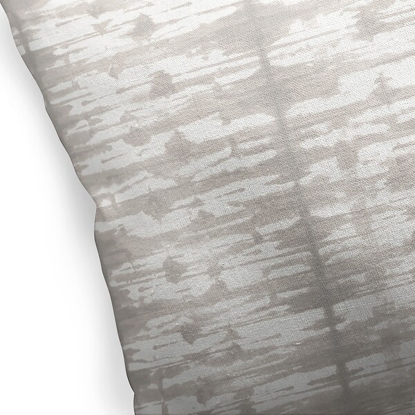 X-RAY SHIBORI BEIGE Indoor|Outdoor Pillow By Becky Bailey