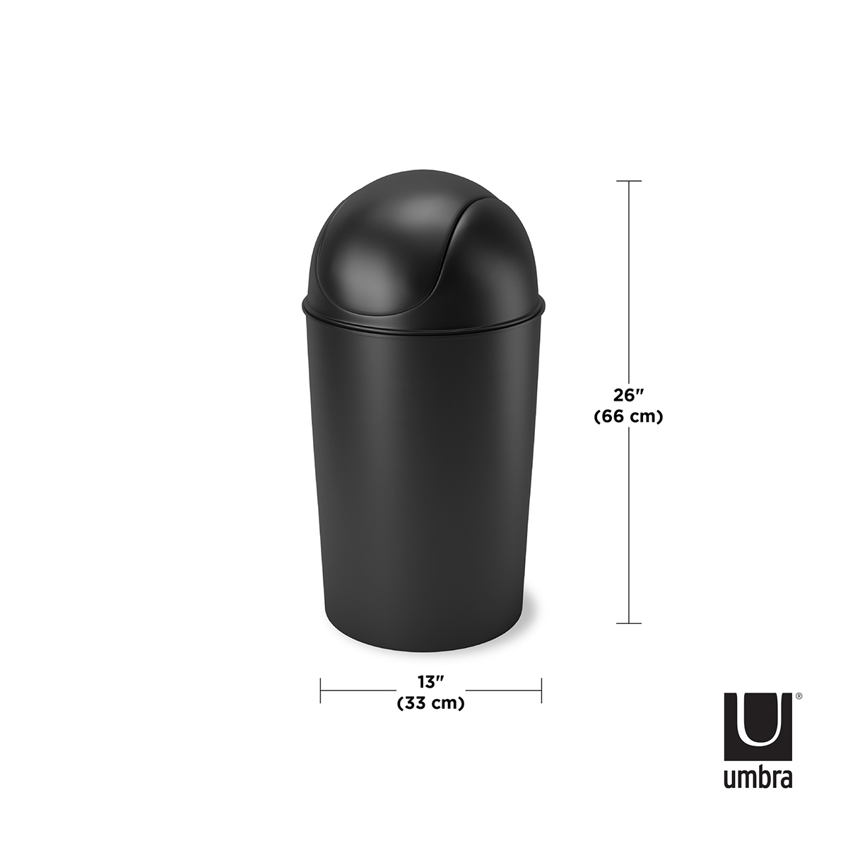 Umbra 10 gal SwingLid Grand Trash Can