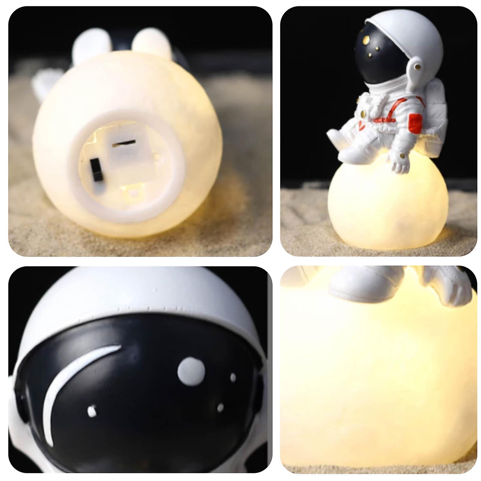 Astronaut on the Moon Night Light with LED Soft Light Autonomy