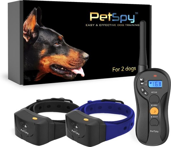 PetSpy P620 2000-ft Easy and Effective Adjustable Waterproof Remote Dog Training Collar