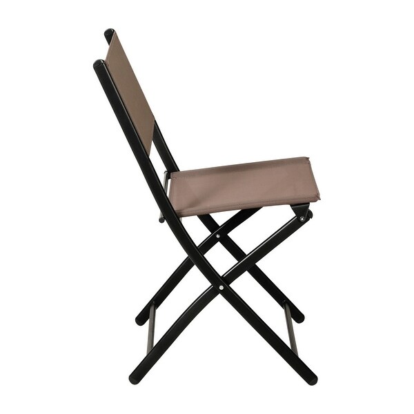 4 Pack Commercial Outdoor Flex Comfort Folding Chair with Metal Frame