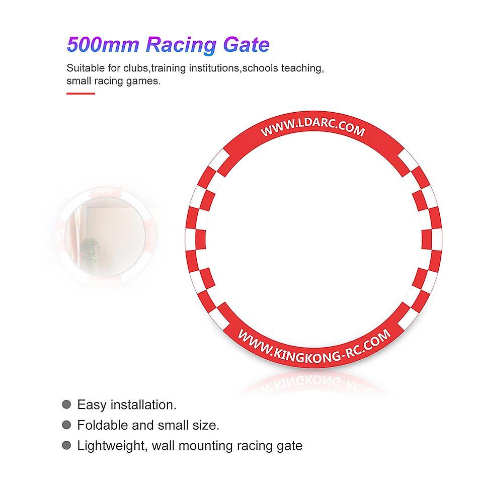 500mm Round Flying Racing Gate Game Competition Door Fpv Racing Pop-up Gate For 3 Inch Tiny Whoop Race Micro Fpv Drone