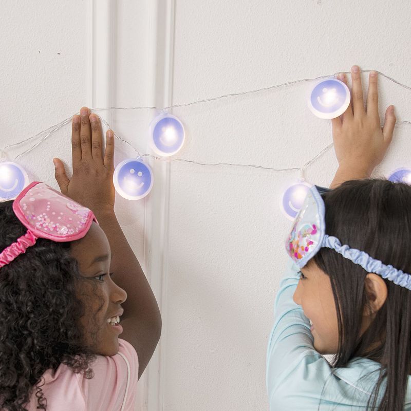 Packed Party Blue Smiley String Lights