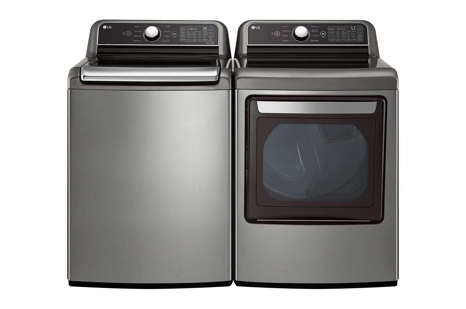 Lg WT7400CV 5.5 Cu.Ft. Mega Capacity Smart Wi-Fi Enabled Top Load Washer With Turbowash3D™ Technology