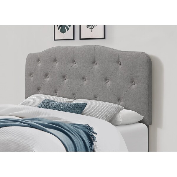 Angela Button-tufted Adjustable Headboard - - 33093710