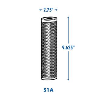 Culligan Universal 20-Micron Pleated Sediment Replacement Cartridge Water Filtration System S1-A