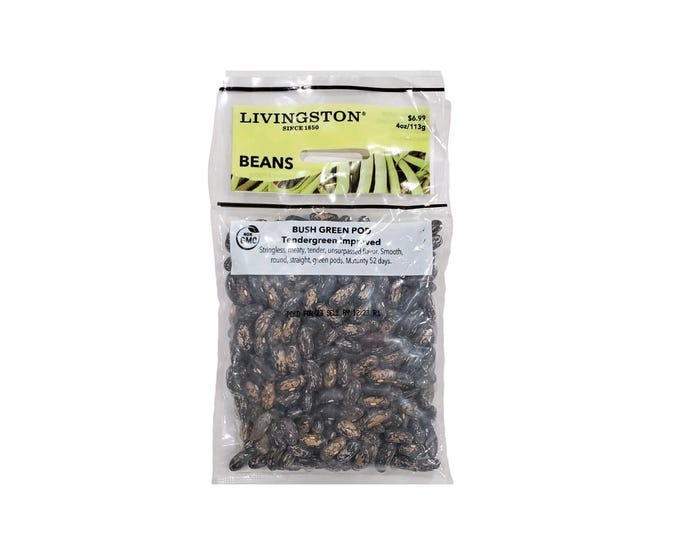 Livingston Tendergreen Improved Green Beans， 4 Oz. Bag