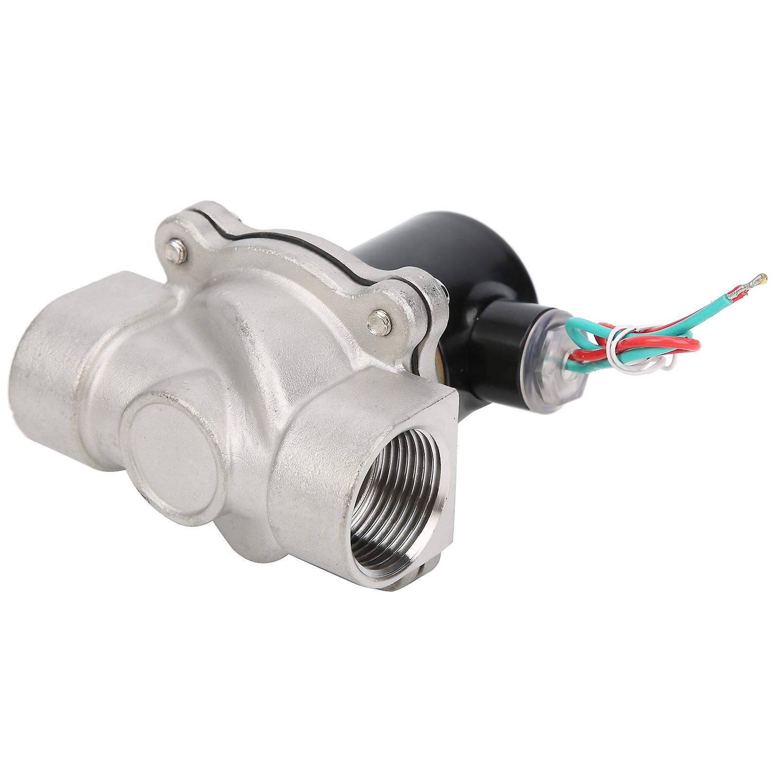 G1in Stainless Steel Normally Closed Solenoid Valve Directacting Water Air Clicket 2w25025bdc24v