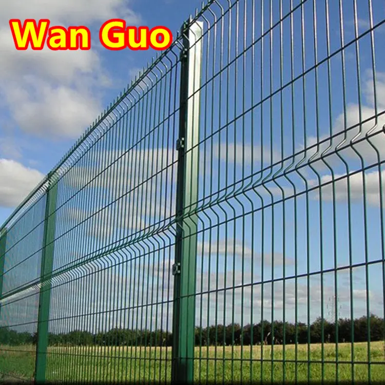 Factory Supply Outdoor Gardening  Metal Fencing Panels Welded Wire Mesh 3D Garden Fence