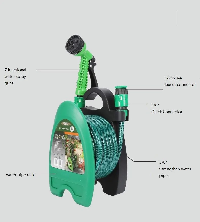 China Factory Supply Hose Reel High Pressure  Irrigation Cart With Wheels Garden Water Hose Reel Cart