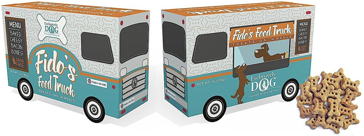 Exclusively Dog Mini Fido's Food Truck Grain-Free Dog Treats