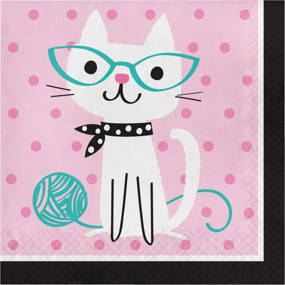 Creative Converting 328594 Purr Fect Party Luncheo...