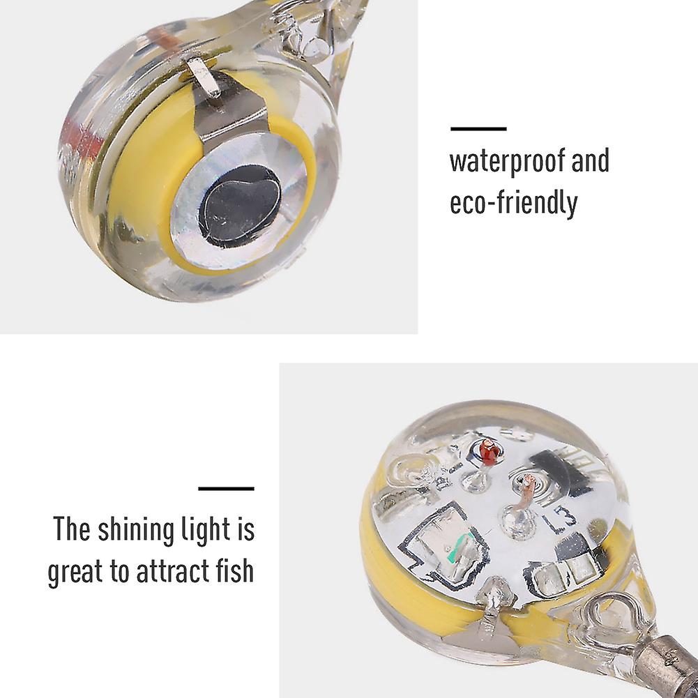 Fishing Attractive Flash Light Underwater Luminous Lures Bait Fishing Tackle White