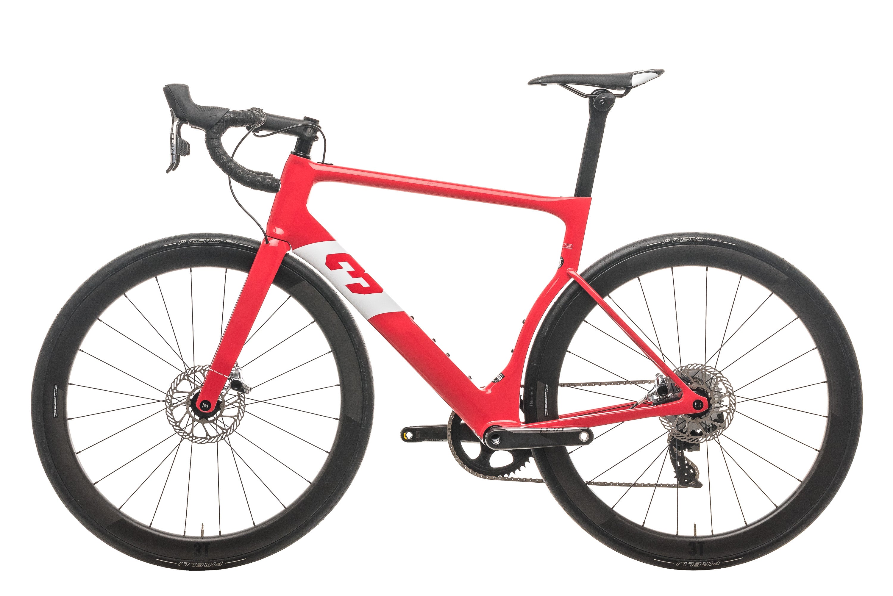 3T Strada Team Red AXS eTap Road Bike - 2020, Large