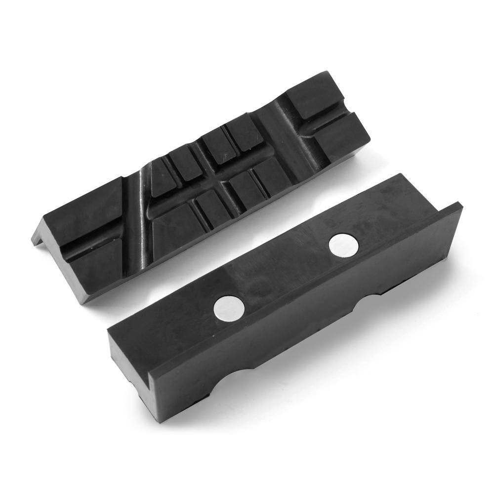 WEN 4 in. Universal Soft-Grip Magnetic Vise Jaw Pads (2-Pack) VJT404