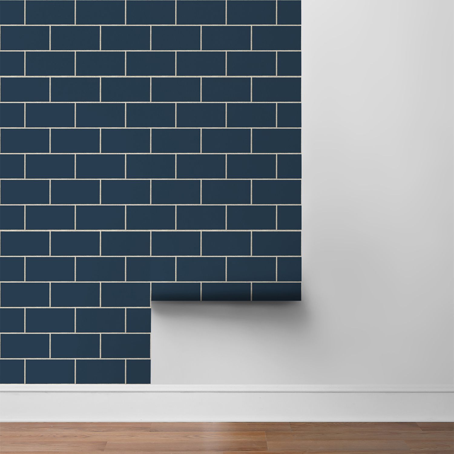 NextWall Retro Tile Peel and Stick Wallpaper