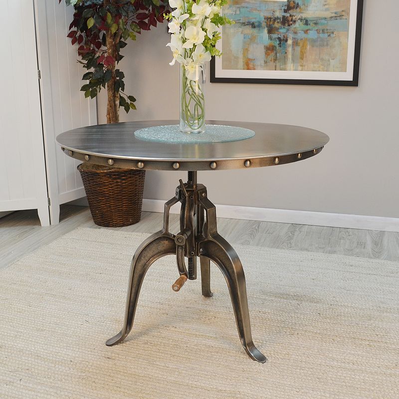 Mundra Adjustable Crank Antique Dining Table