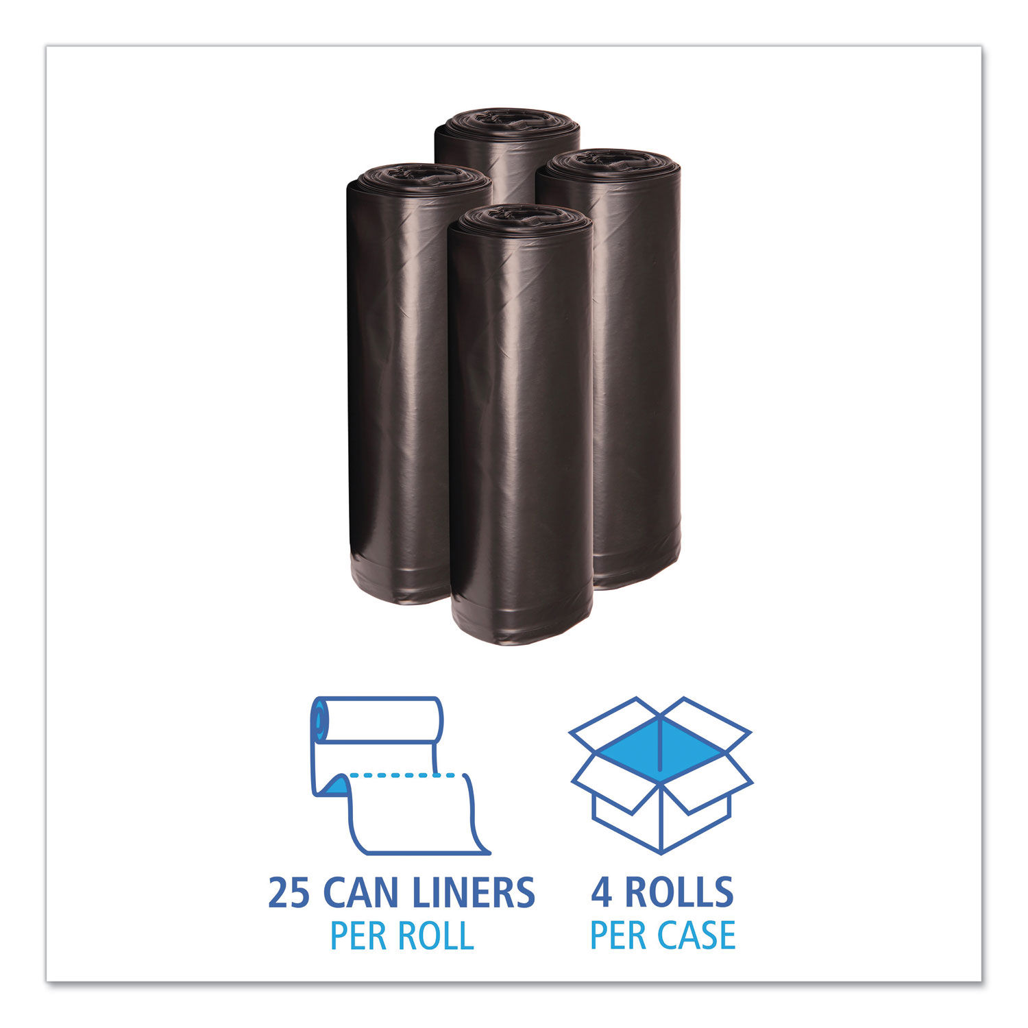 Recycled Low-Density Polyethylene Can Liners by Boardwalkandreg; BWK519