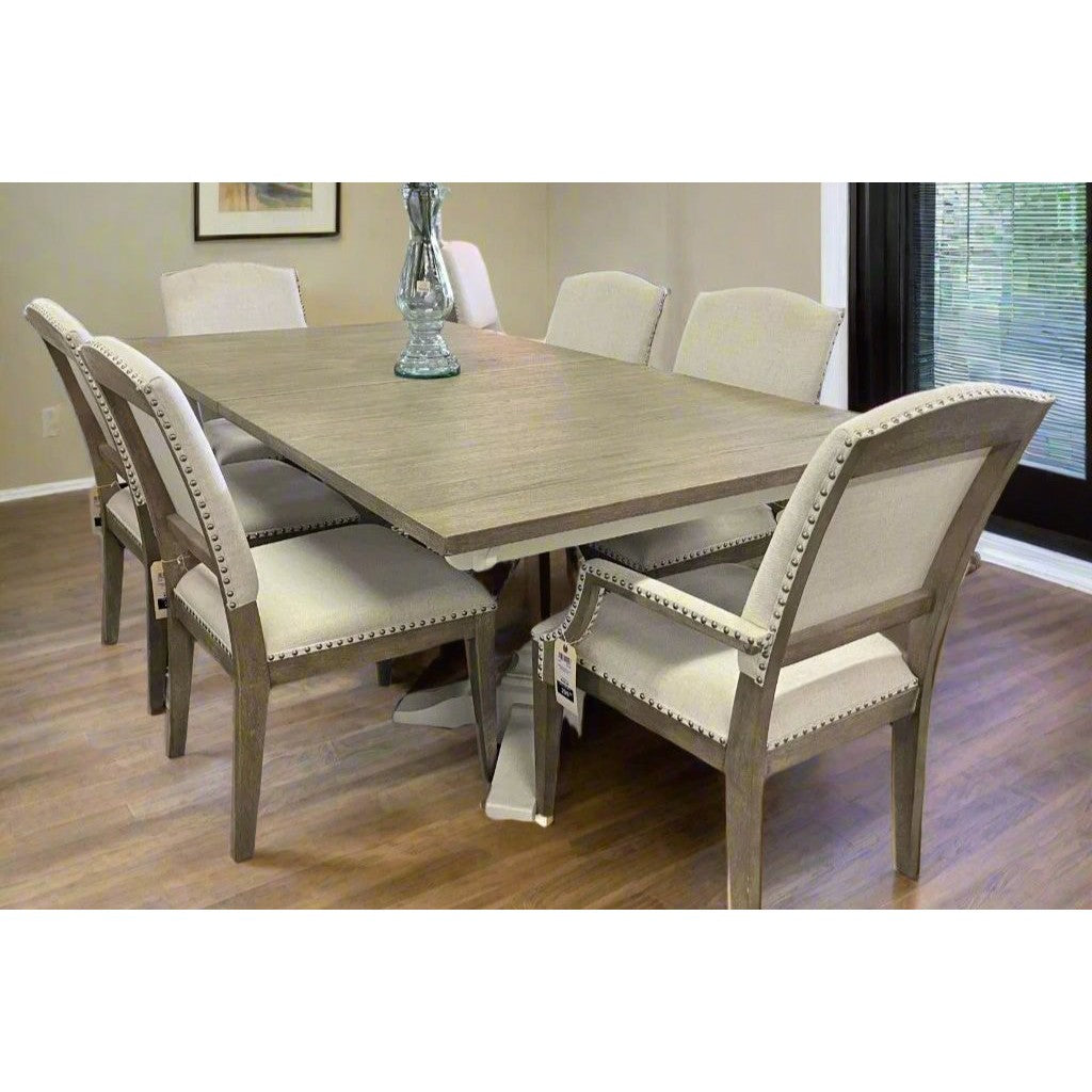 Charleston 7pc Dining Set  - Extendable (84-108)