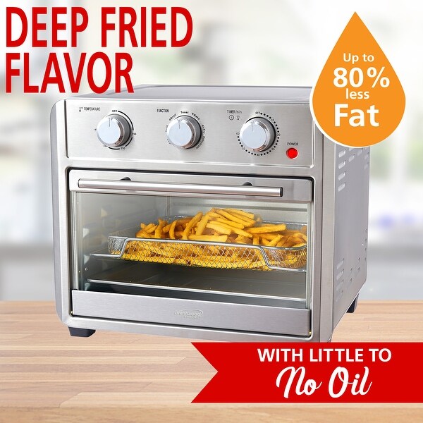 22.7 Liter Quart Stainless Steel Convection Air Fryer Toaster Oven