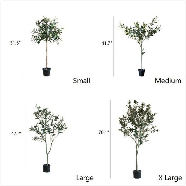 RusticReach Artificial Olive Tree