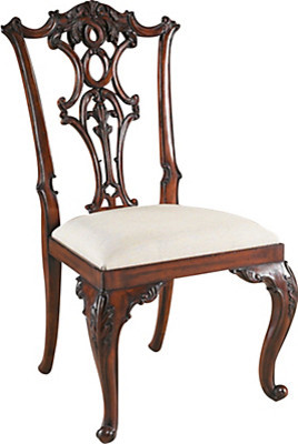 Carved Regency Chippendale Dining Chair   Victorian   Dining Chairs   by Maitland Smith  Houzz