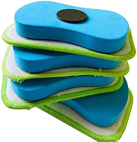 10pcs Dry Erase Erasers Magnetic Chalkboard Eraser Detachable Blackboard Eraser Towel Chalk Cleaner For Classroom Office School