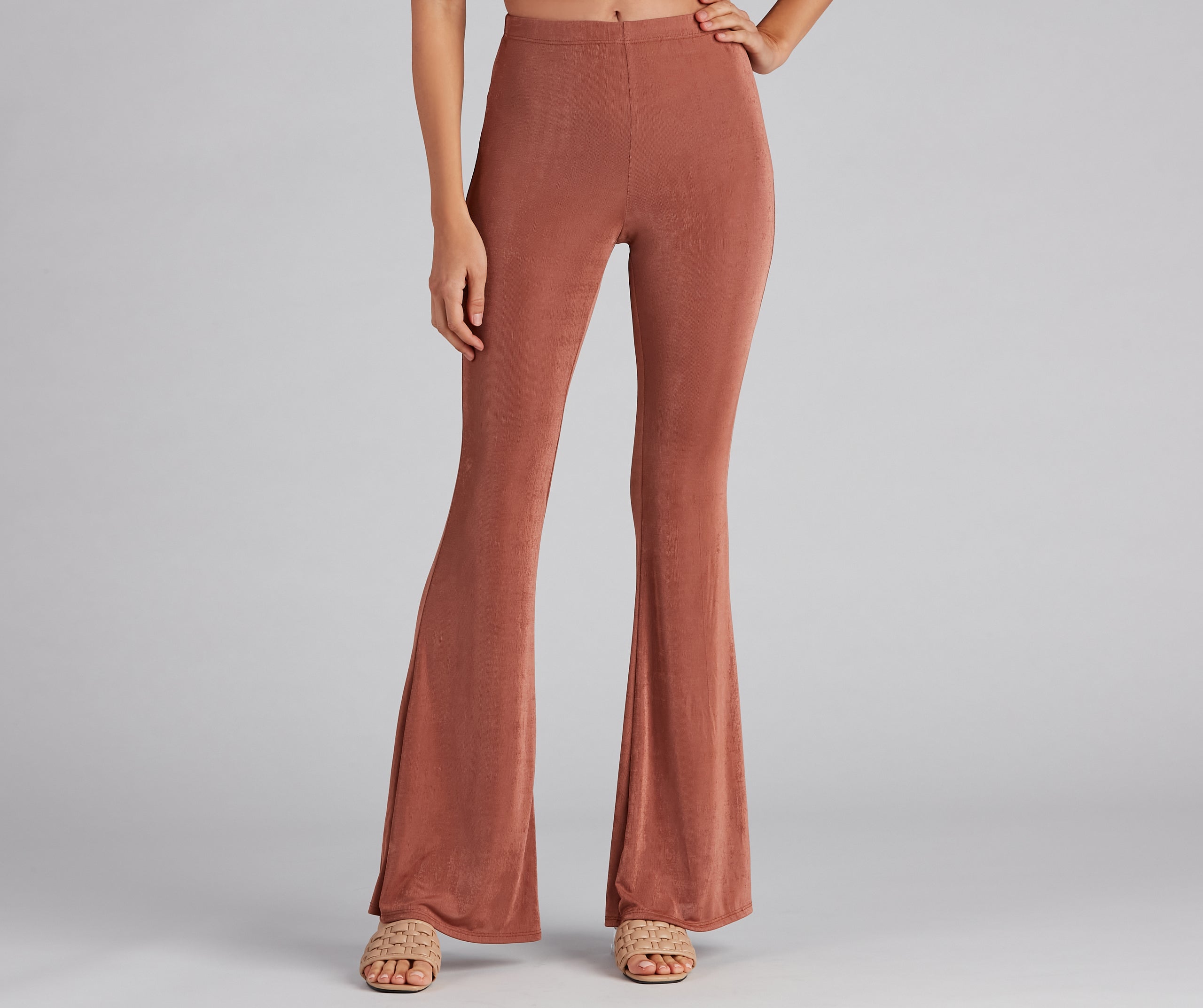 Flirty Flare High-Rise Pants