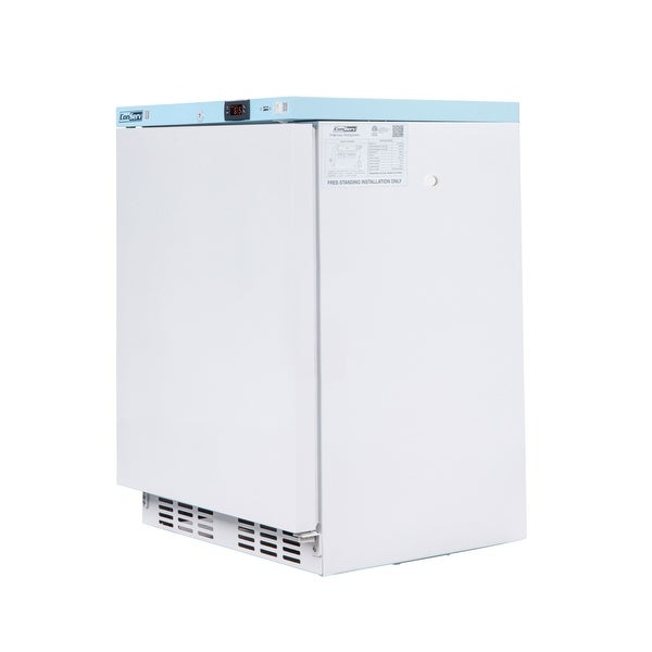 3.9 cu.ft. Commercial Refrigerator in White with Temperature Alarm