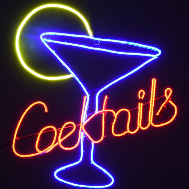 Led Neon Style quot cocktails quot Sign National Tree Company