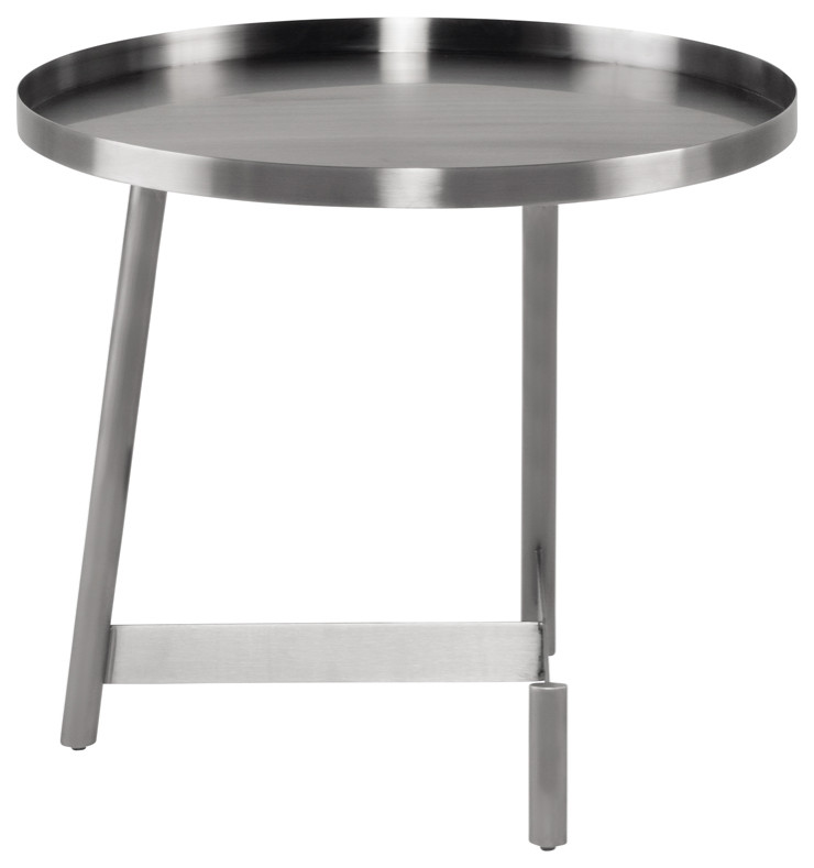 Landon Graphite Side Table   Contemporary   Side Tables And End Tables   by HedgeApple  Houzz