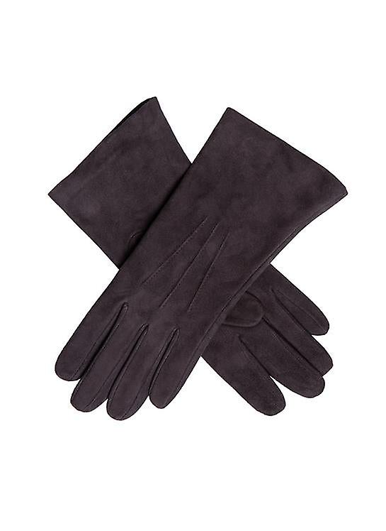 Women's Silk Lined Lamb Suede Gloves