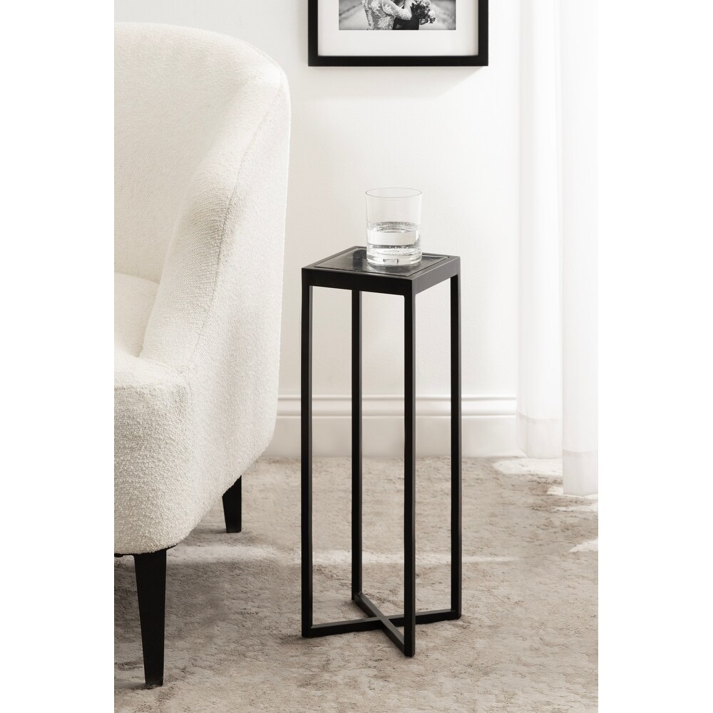 Kate and Laurel Jaspur Square Metal End Table