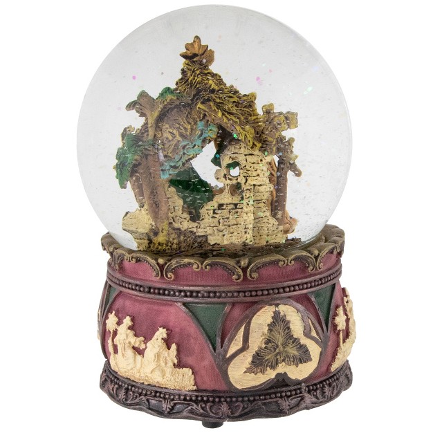 Holy Family Nativity Scene Christmas Snow Globe