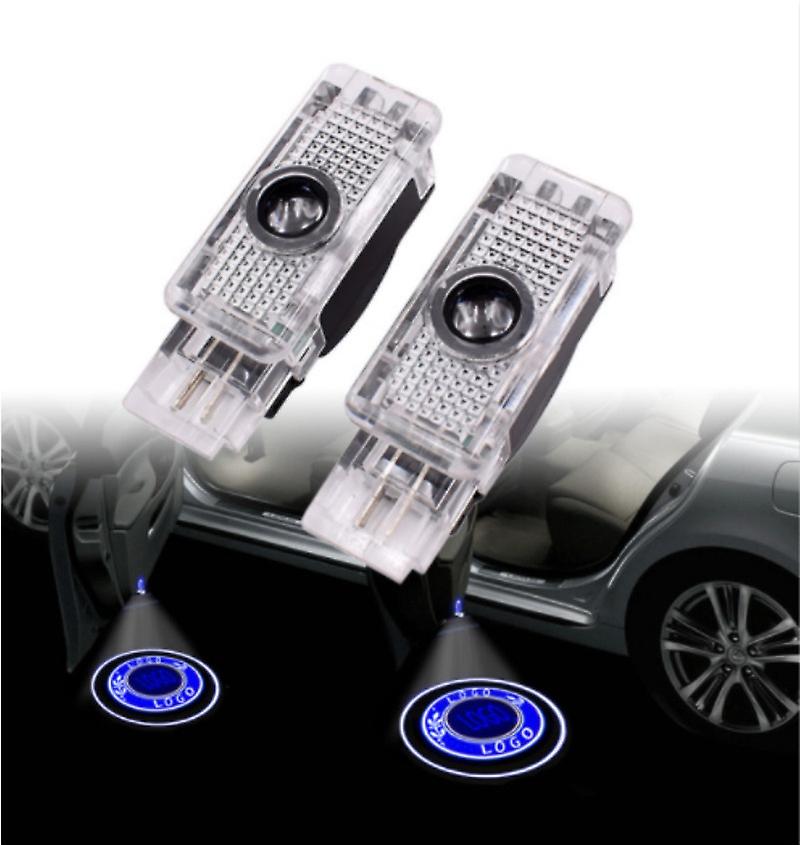 2pcs For Me///rce///des  Led Car Door Light Logo Projector Lights Courtesy Welcome Lamp Emblem Projection For Me///rce///des W203