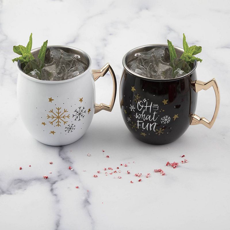 Cambridge 2-pc. 20-oz. Oh What Fun Moscow Mule Mug Set