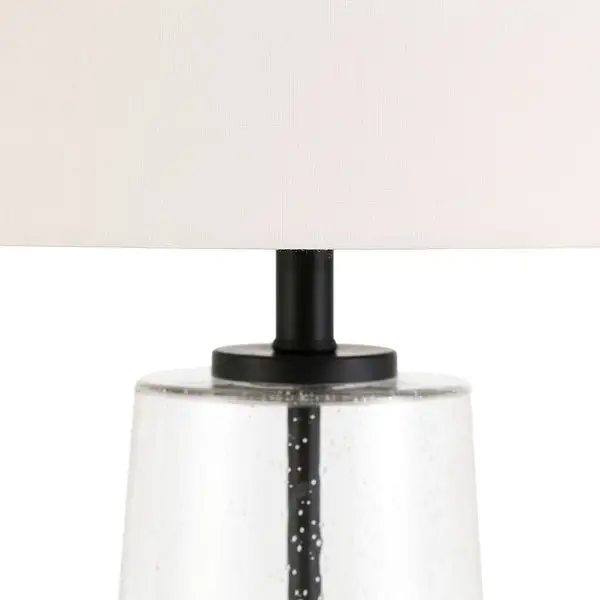 Dax Tapered Seeded Glass Table Lamp