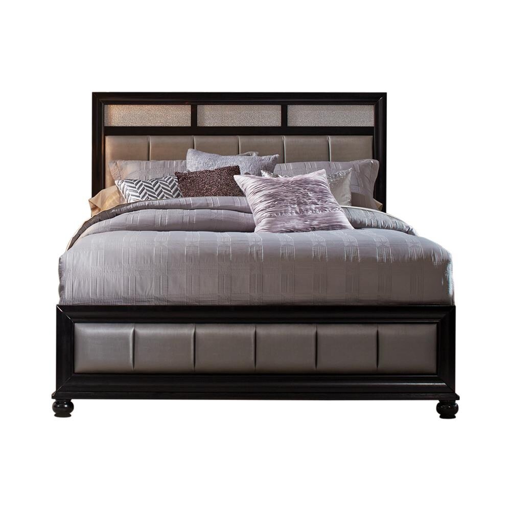 Coaster Furniture Barzini Upholstered Bed Black And White