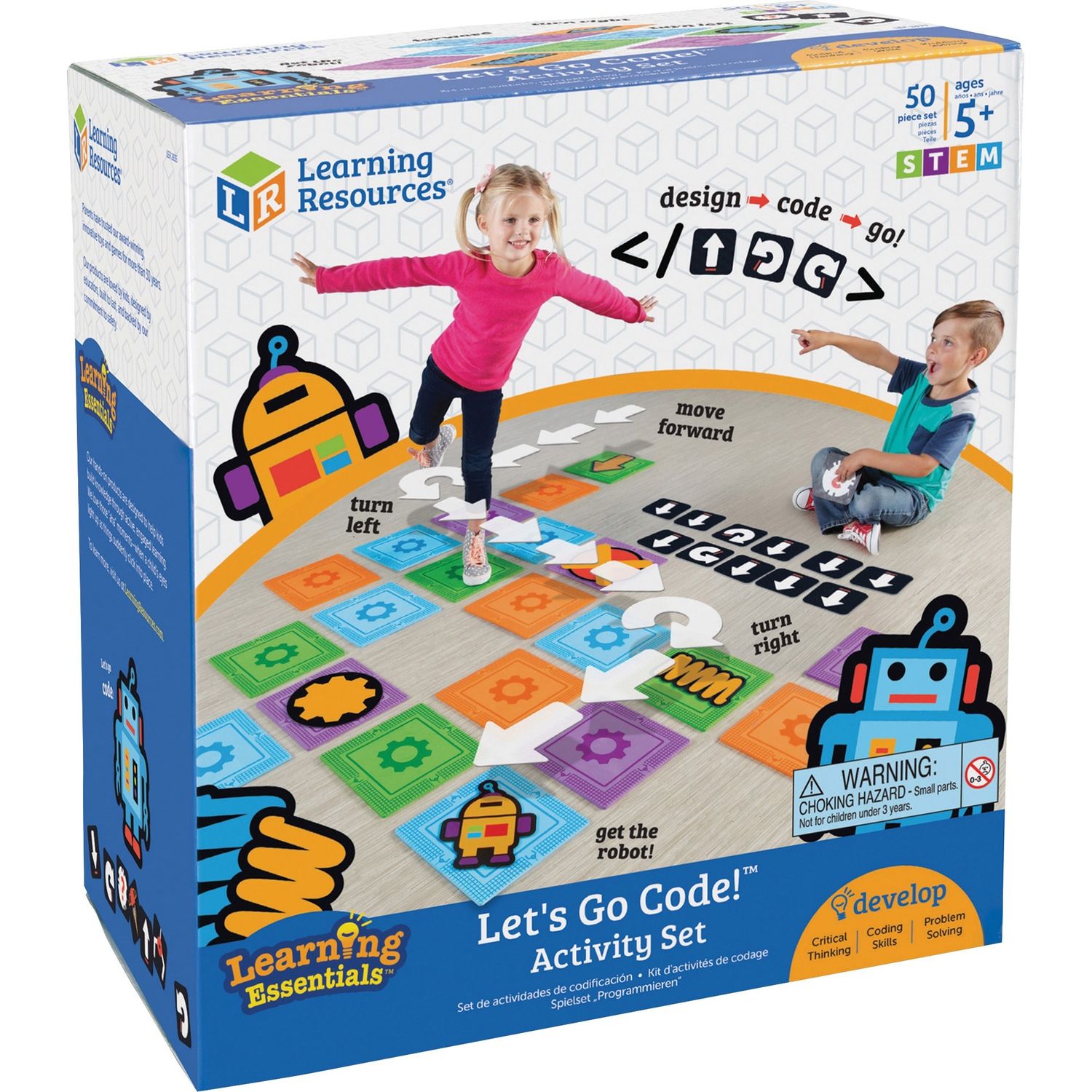 Ages 5+ Let's Go Code Activity Set by Learning Resources LRNLER2835