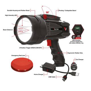 VECTOR 2200 Lumens Lithium-Ion Rechargeable LED Spotlight SL10LEDV